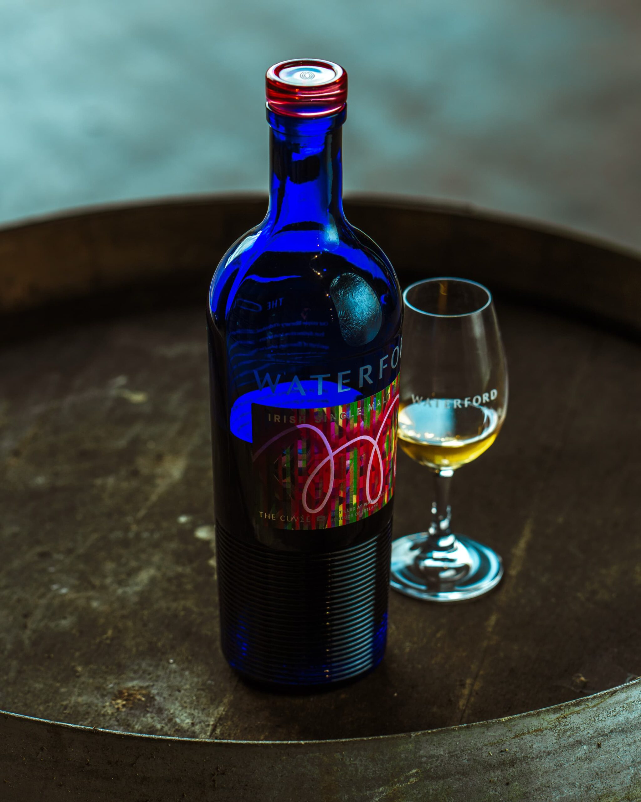 Waterford single-farm Irish single malt whiskey.